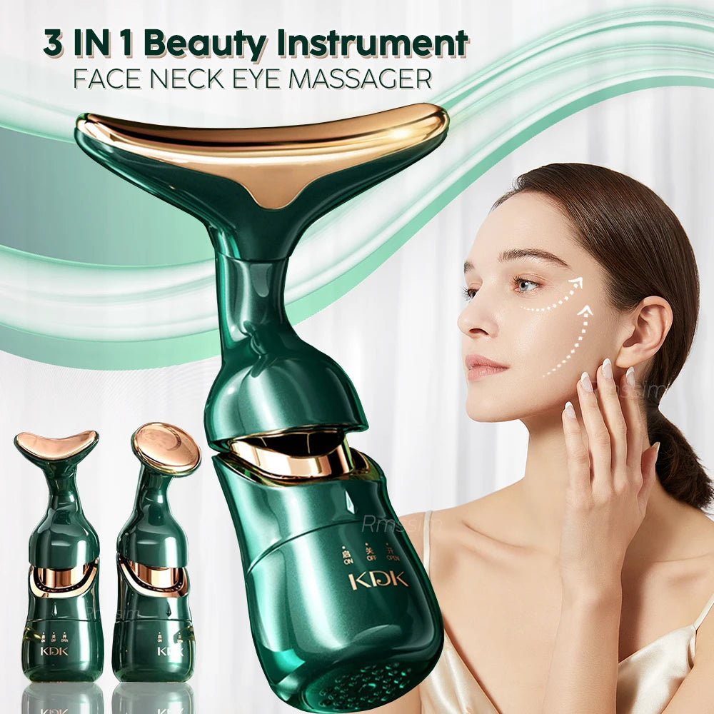 3-in-1 EMS Facial Lifting & Neck Eye Massager