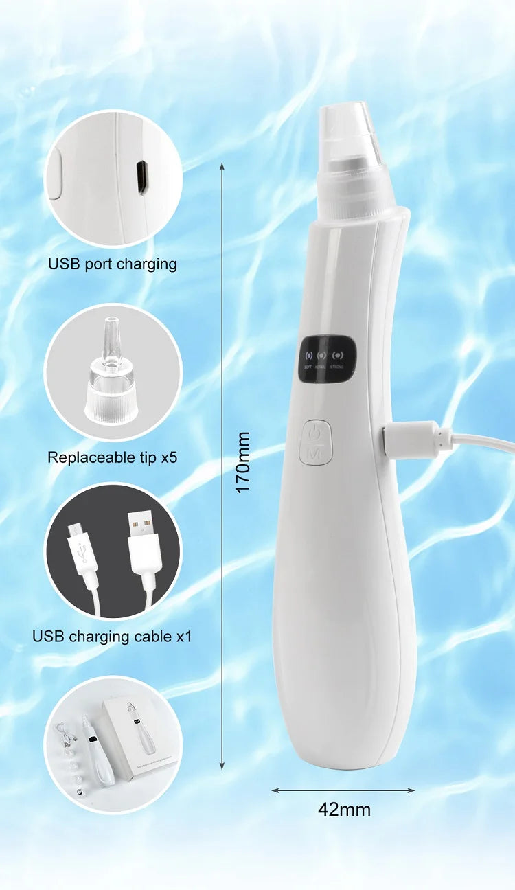 Face Cleansing Beauty Machine Dead Skin Remover Face Vacuum Blackhead Removal Skin
